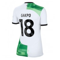 Liverpool Cody Gakpo #18 Vonkajší Ženy futbalový dres 2023-24 Krátky Rukáv